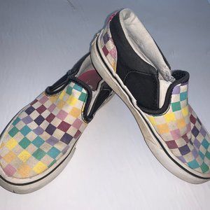 Vans Checkerboard Slip-Ons for Kids